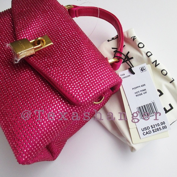 NWT Ted Baker Poppy Mini Satchel Hot Pink - Picture 10 of 10
